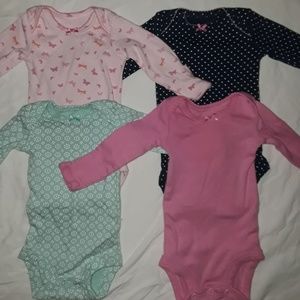 Simple Joys by Carter's Preemie Onesies Lot